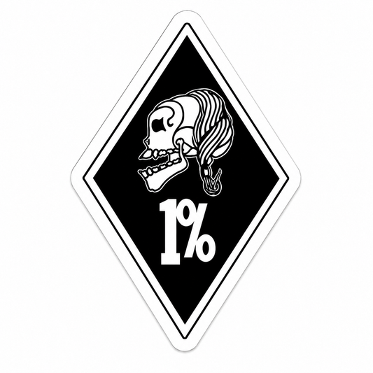 Diamond 1% Sticker